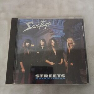 Savatage Streets A Rock Opera CD 1991 Atlantic Records 82320-2 Heavy Metal